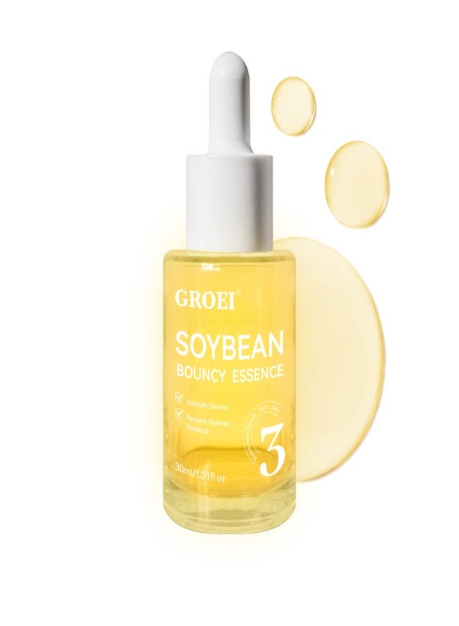 GROEI Glow Bean Essence, Soybean Ferment Extract, Glass Skin, Exfoliating, Hydrating, Radiant, Moisturizer, Barrier, Face Serum (1PC) - Image 5